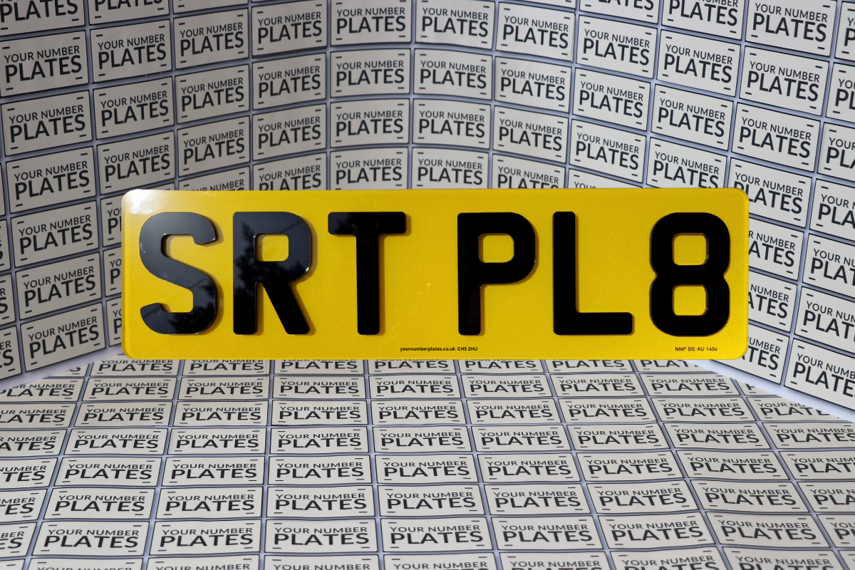 4D Acrylic Number Plates