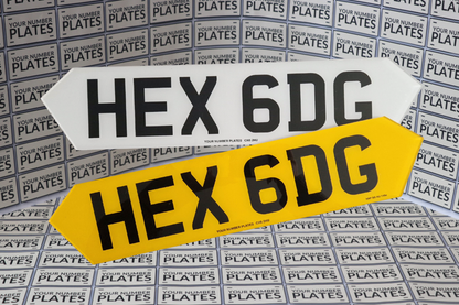 Hex Style Number Plates