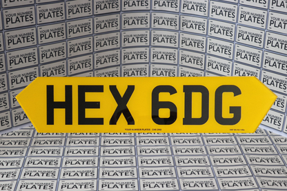 Hex Style Number Plates