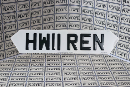 Hex Style Number Plates