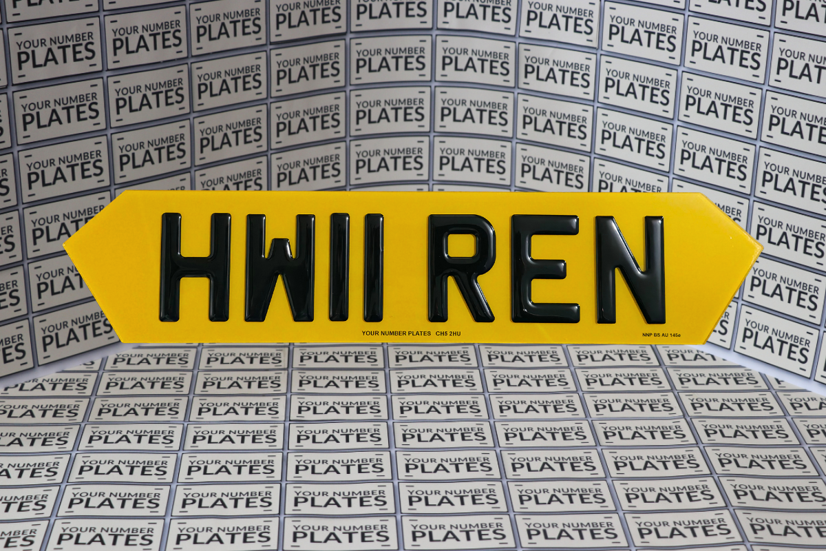 Hex Style Number Plates