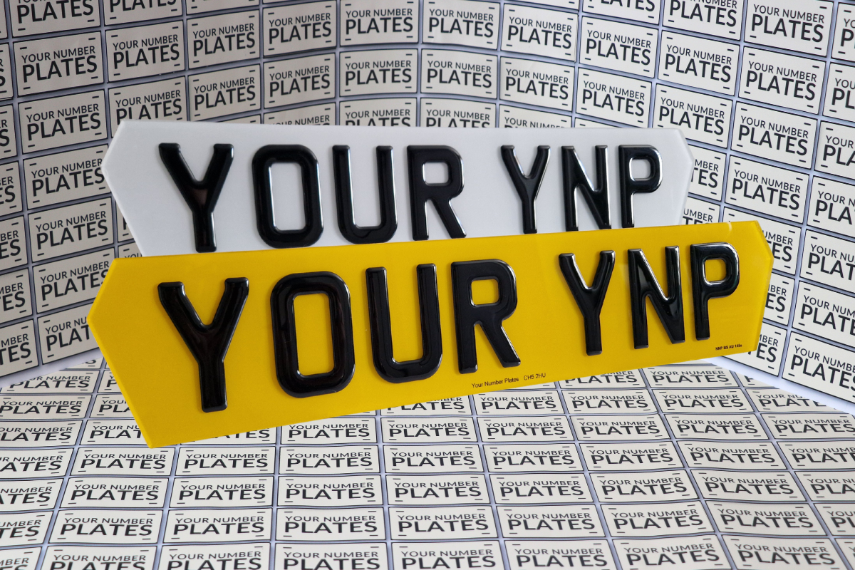 Lambo Style Number Plates