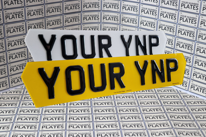 Lambo Style Number Plates