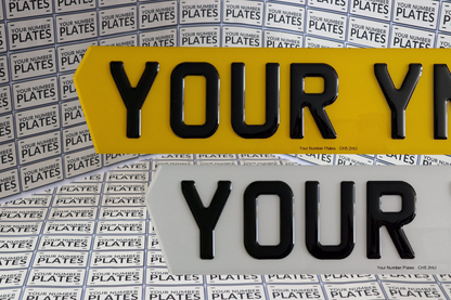 Lambo Style Number Plates