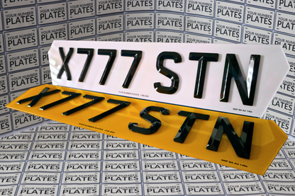 Lambo Style Number Plates