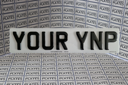 3D Gel Number Plates