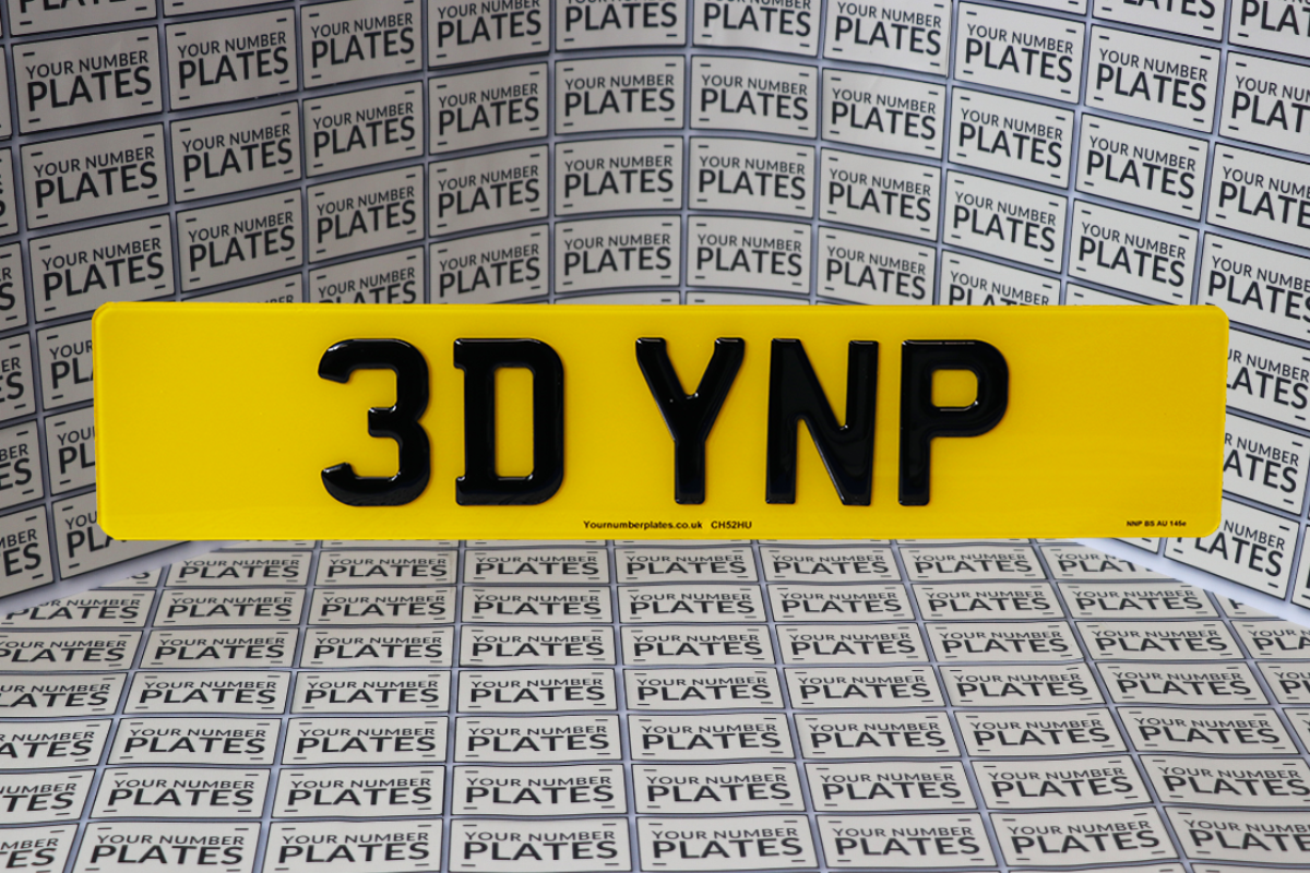 3D Gel Number Plates