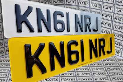 3D Gel Number Plates