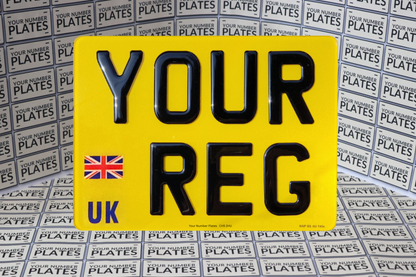 Motorbike Replacement Number Plate