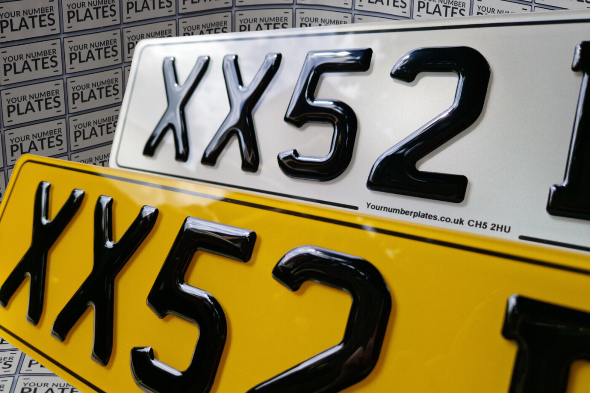 3D Gel Number Plates