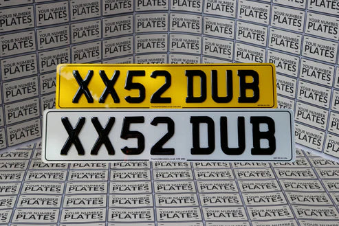 3D Gel Number Plates