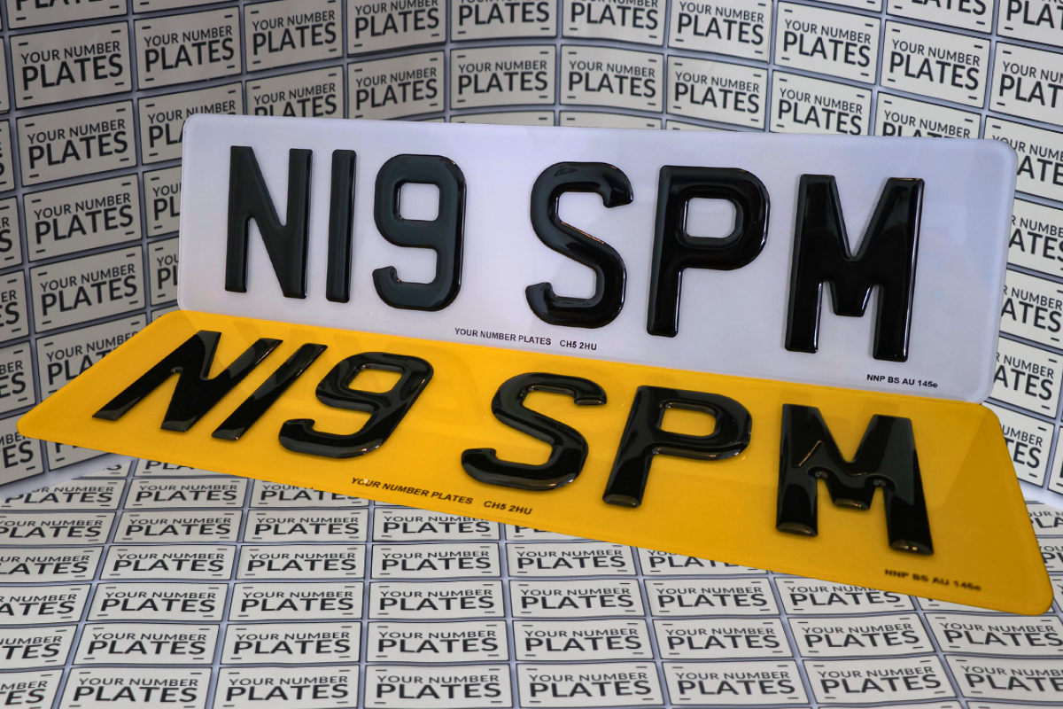 3D Gel Number Plates
