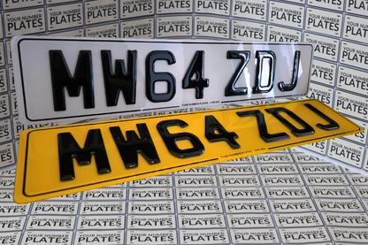 3D Gel Number Plates