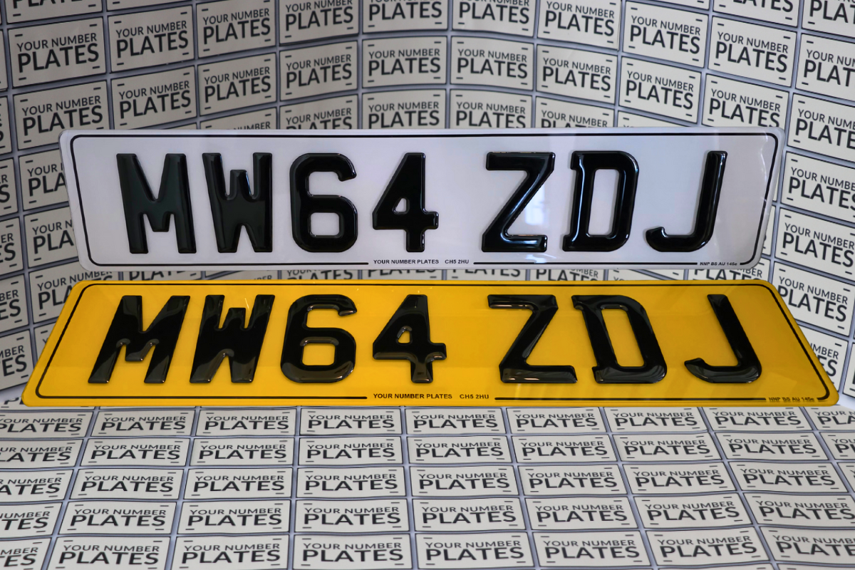 3D Gel Number Plates
