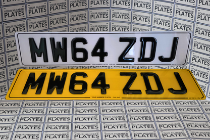 3D Gel Number Plates