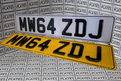 3D Gel Number Plates