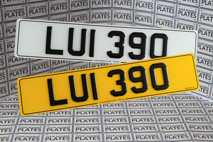 3D Gel Number Plates