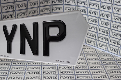 Lambo Style Number Plates