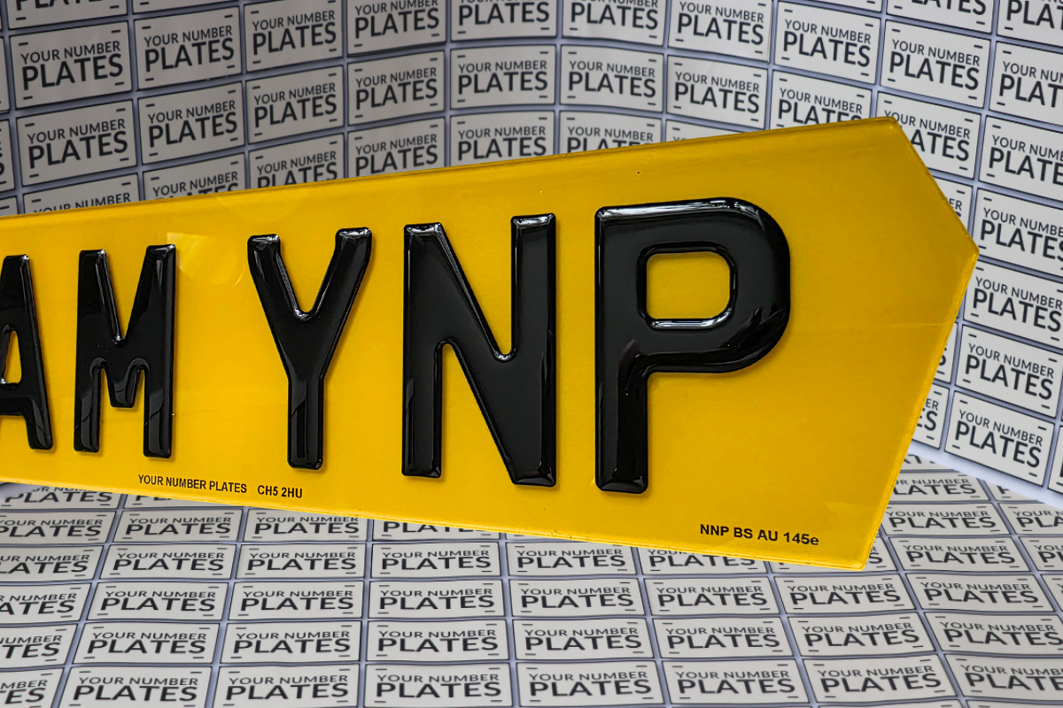 Lambo Style Number Plates