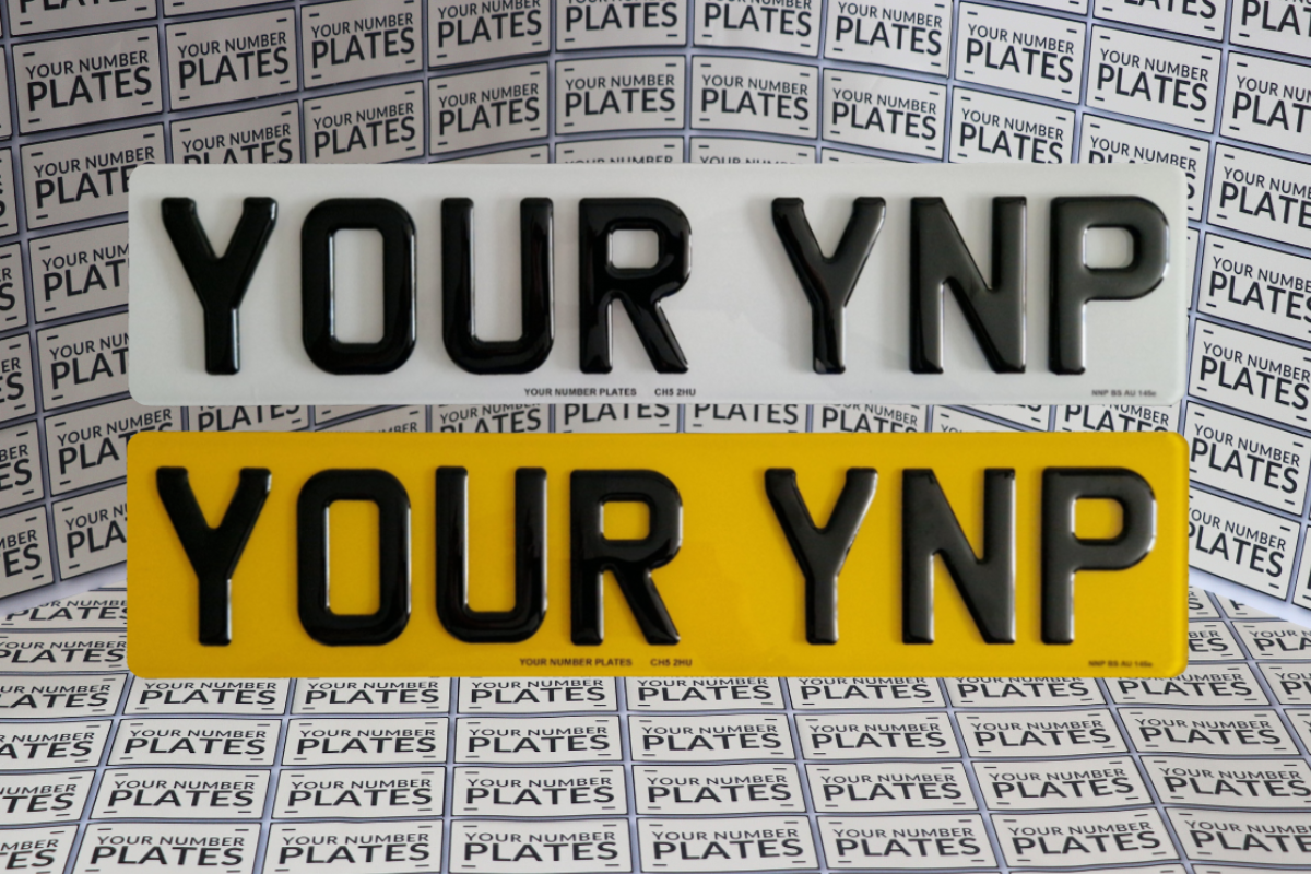 4D Gel Number Plates