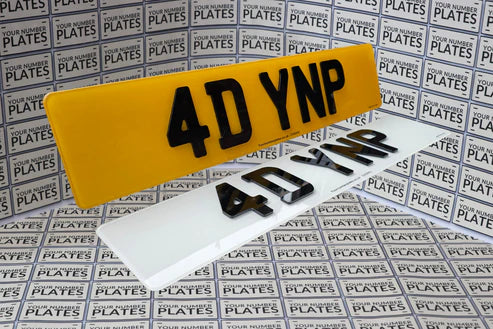 4D Acrylic Number Plates