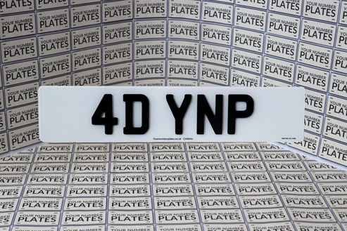 4D Acrylic Number Plates