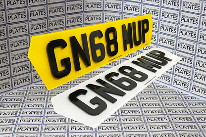 Lambo Style Number Plates