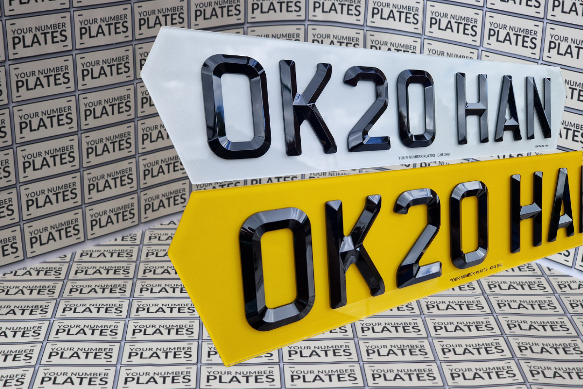 Hex Style Number Plates