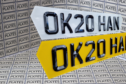 Hex Style Number Plates
