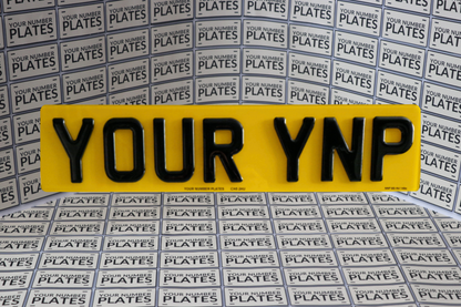 4D Gel Number Plates