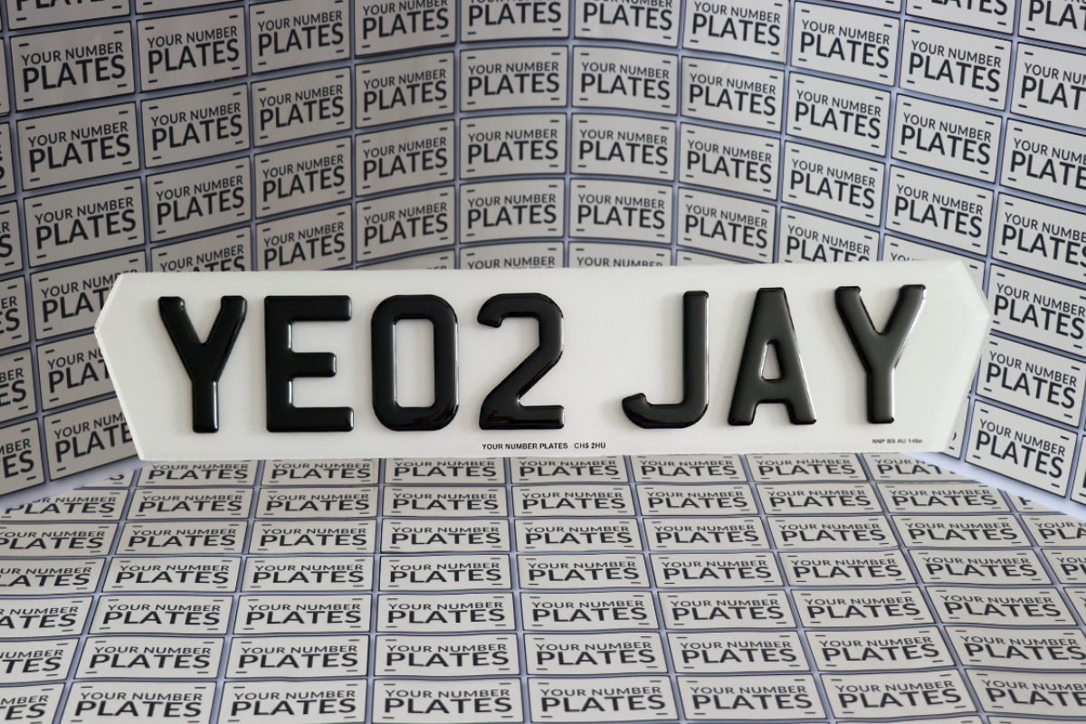 Lambo Style Number Plates