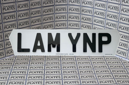 Lambo Style Number Plates