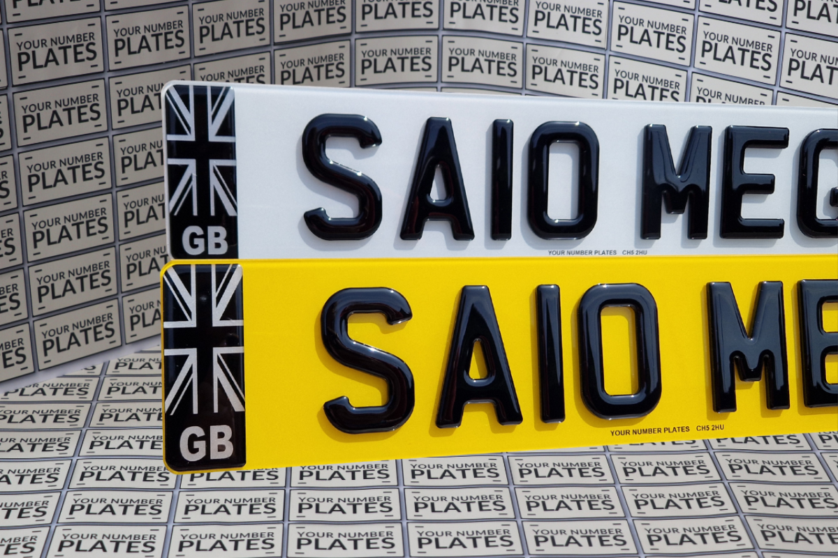 4D Gel Number Plates