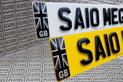 4D Gel Number Plates