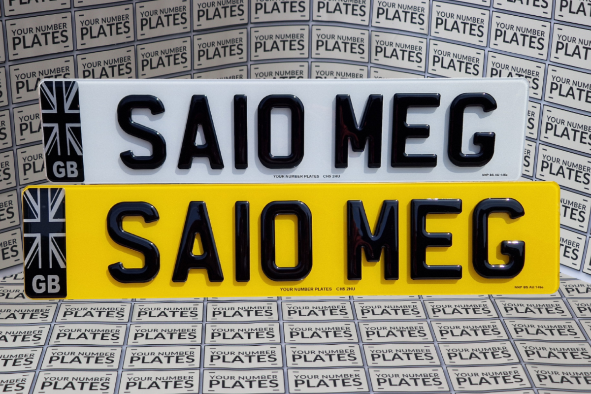 4D Gel Number Plates