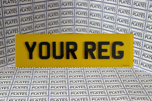 Oversized Number Plates