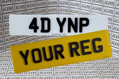 Oversized Number Plates