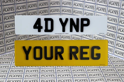 Oversized Number Plates