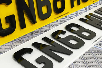 Oversized Number Plates