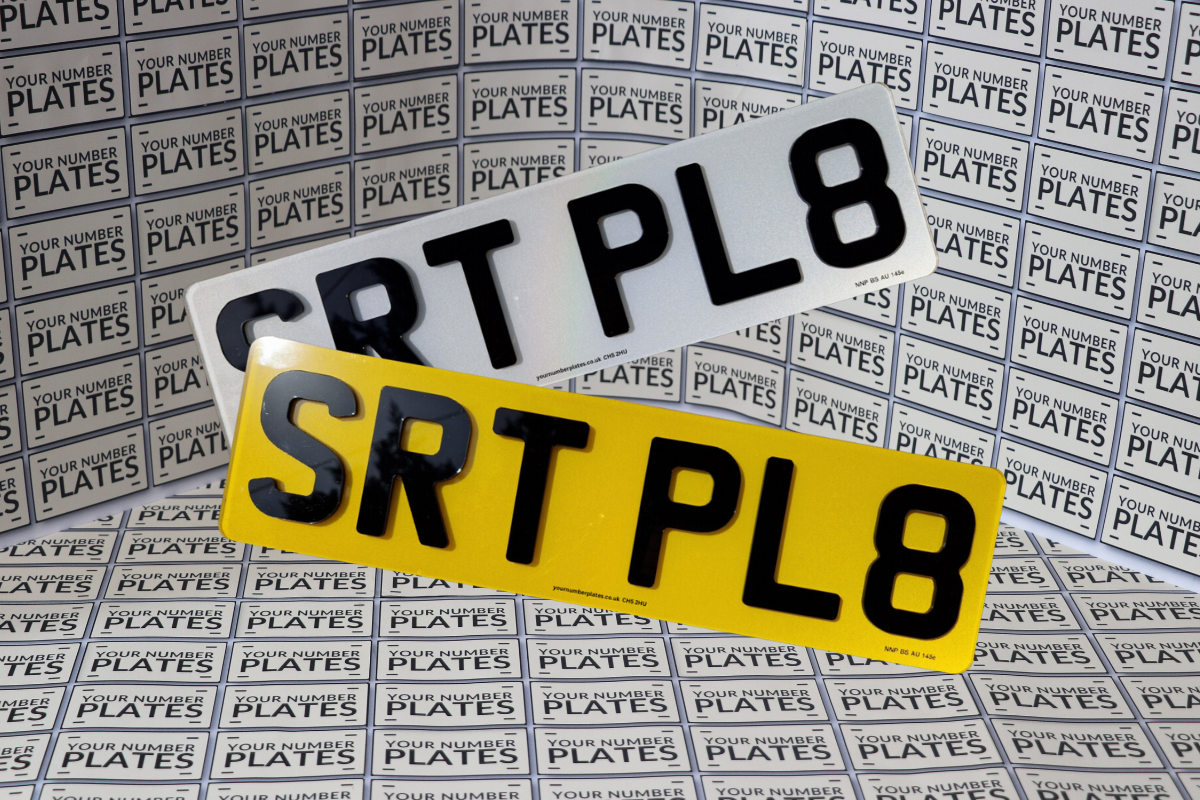 4D Acrylic Number Plates