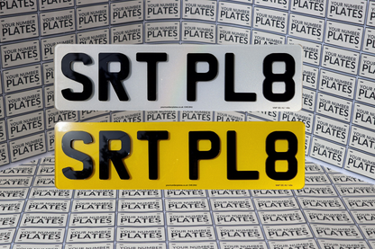 4D Acrylic Number Plates