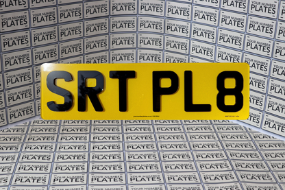 4D Acrylic Number Plates