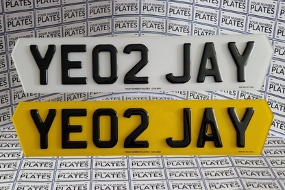Lambo Style Number Plates