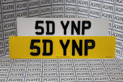 4D Gel Number Plates