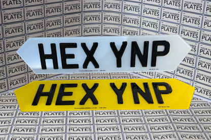 Hex Style Number Plates