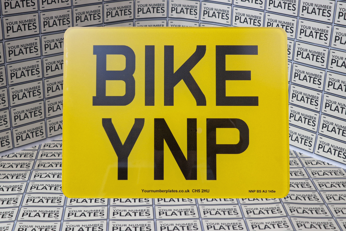 Motorbike Replacement Number Plate