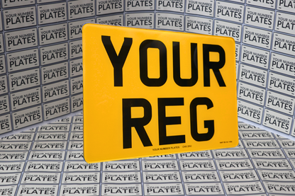 11x8 Square Rear Number Plate 284x210mm