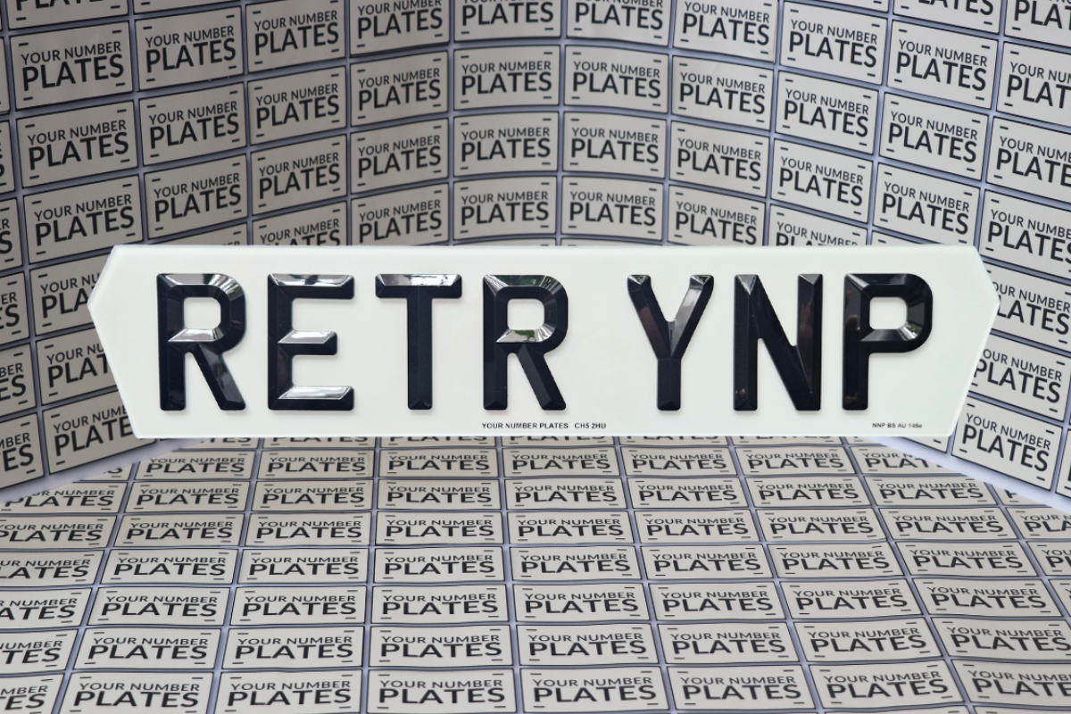 Lambo Style Number Plates