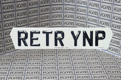 Lambo Style Number Plates