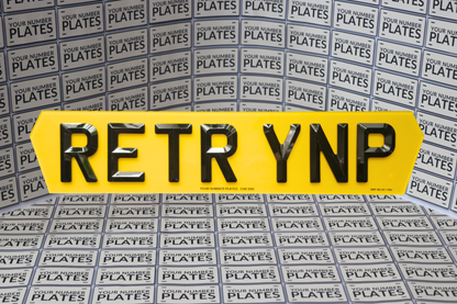 Lambo Style Number Plates